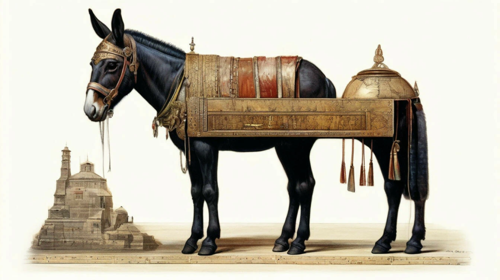 Именно ЭТО делали с ослами при строительстве дорог