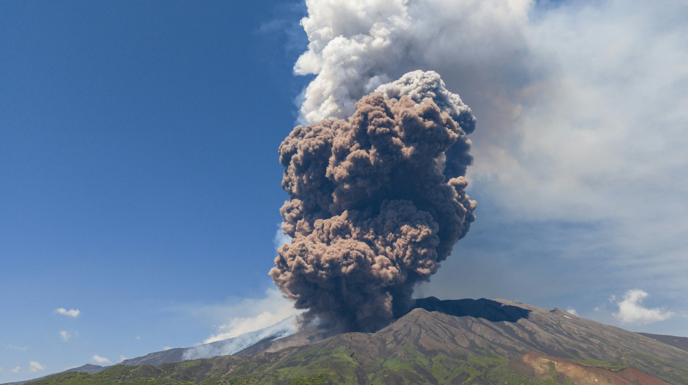  WATCH Mount Etna erupt: Europe's largest volcano blows as tourists scramble to safety 