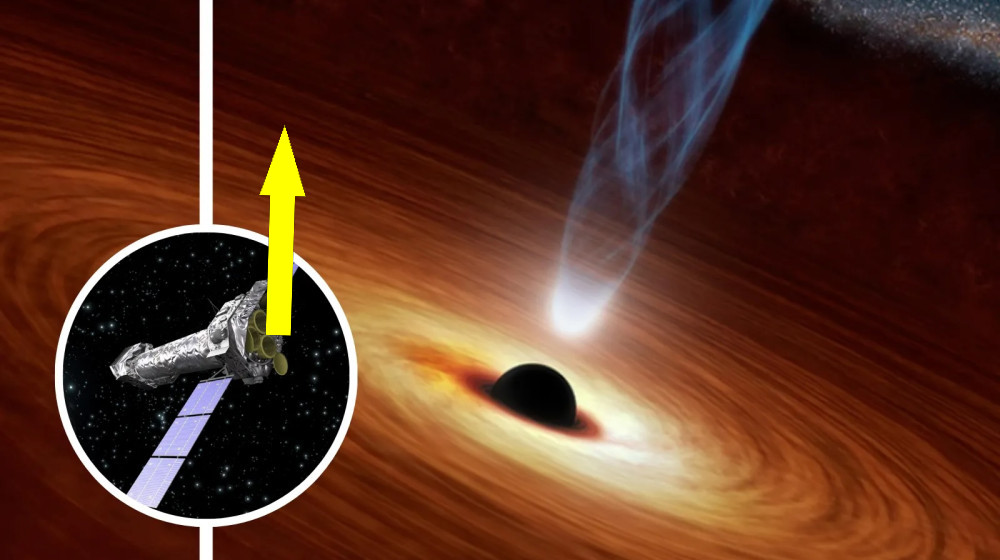  This supermassive black hole is eating way too quickly — and 'burping' at near-light speeds 