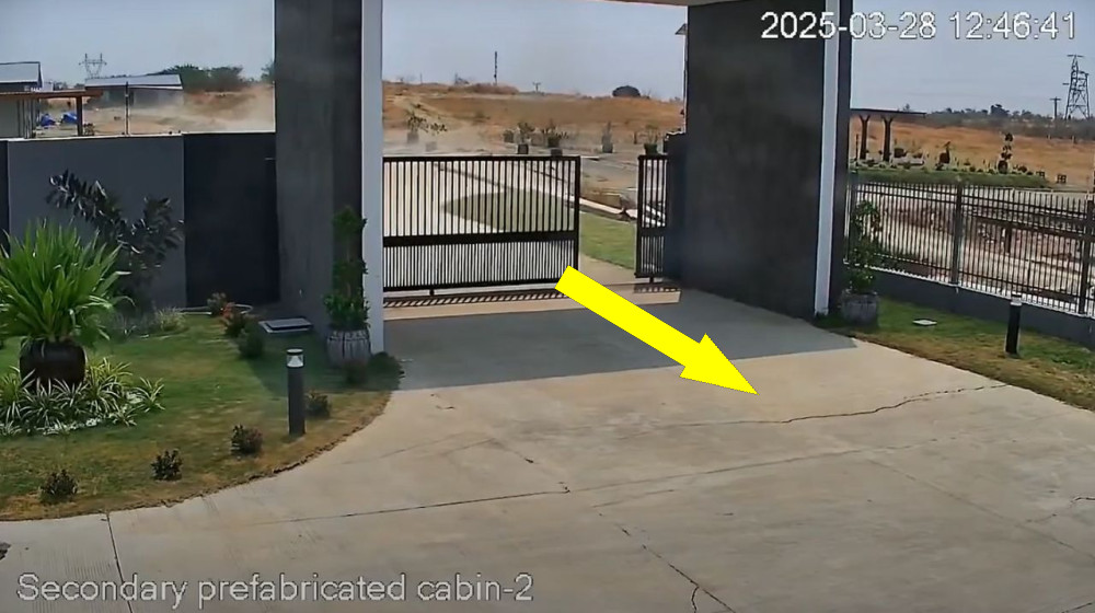  First video of an earthquake fault cracking has revealed another surprise 