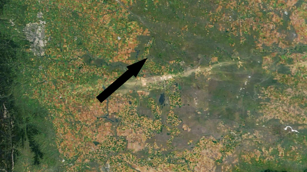  Extreme 'golf ball-size' hailstones carve 125-mile 'scar' in Canadian landscape — Earth from space 