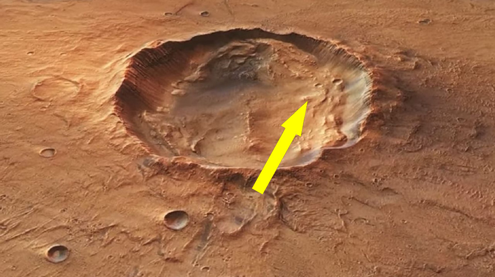  City-size 'cosmic butterfly' carved into Mars' surface contains traces of ancient water 