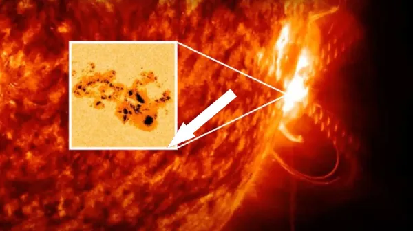  Giant sunspot that triggered recent solar 'superstorm' shot out nearly 1,000 flares and a secret X-rated explosion, record-breaking study reveals 