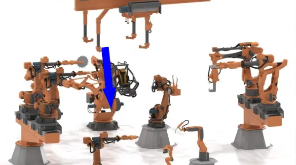  Creepy robotic hand detaches at the wrist before scurrying away to collect objects 