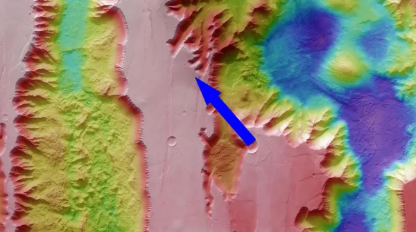 Путешествие по загадочным лабиринтам Марса через 1000-мильный каньон в новом спутниковом видео