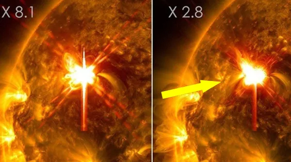  Sunspot launches 27 solar flares in 24 hours, including strongest outburst in years 