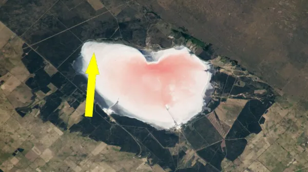 Звездное сердце на Земле: как космонавт сфотографировал розовую славу Аргентины