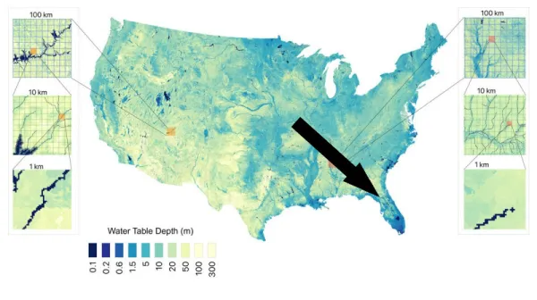 Под поверхностью США скрыто 13 Великих озёр воды — сенсационные открытия новых карт