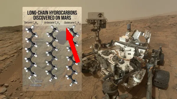 Гигантская цепь органических молекул на Марсе может стать лучшим доказательством жизни