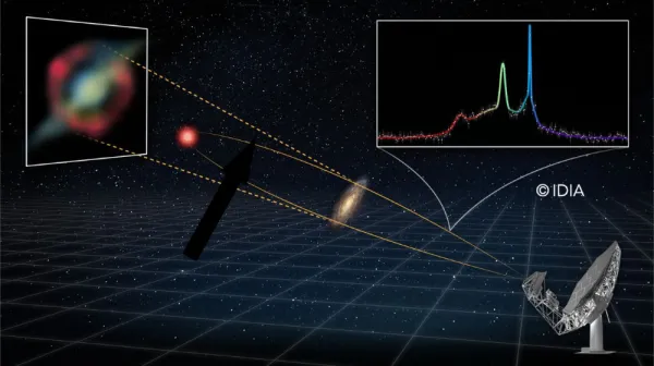 Гиперзрелищный эффект: гигантский лазер из космоса зажегся прямо на наших глазах