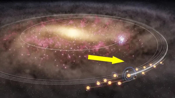  A 'mass migration' of stars from the Milky Way's center could explain why there's life in our solar system 