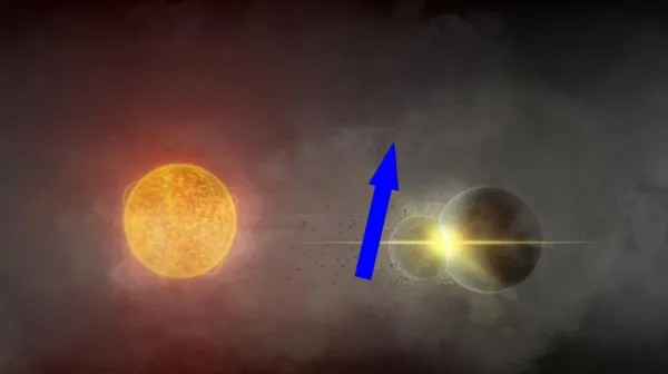  Exceptionally rare sighting of planets colliding may shed light on the crash that formed the moon 