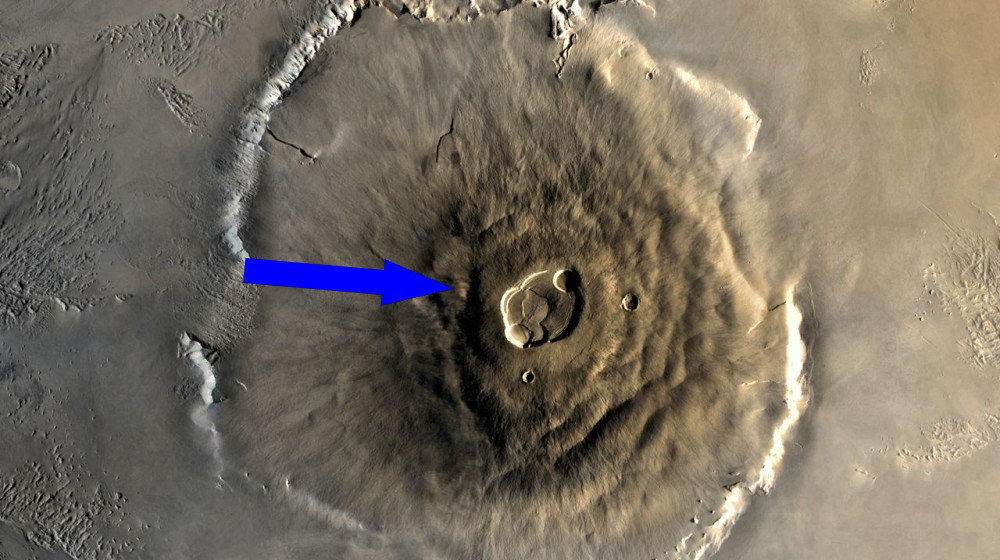  A rare active volcano on Mars may be causing the whole planet to spin faster 
