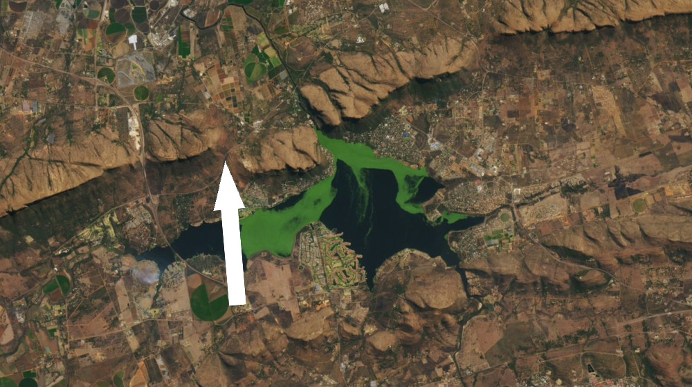  Deadly, vivid-green mass sprawls across South African reservoir — Earth from space 