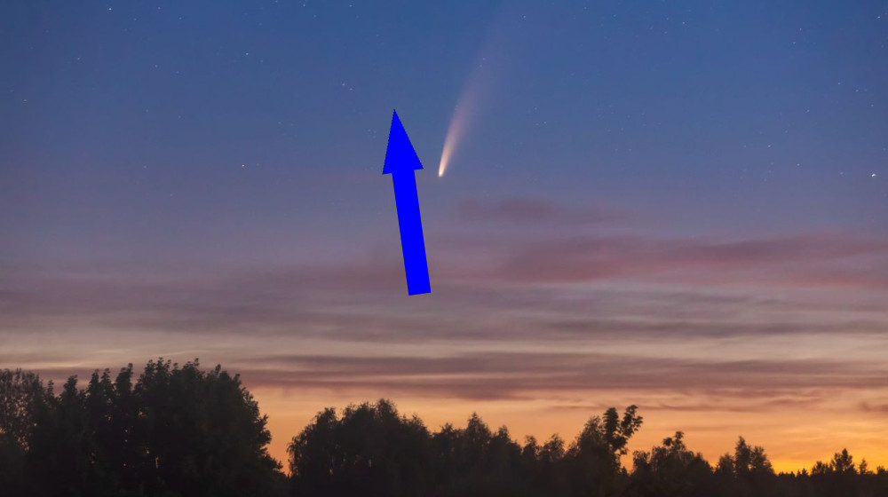 Как увидеть комету ПАНСТАРС в небе этим вечером и удивиться ее красоте